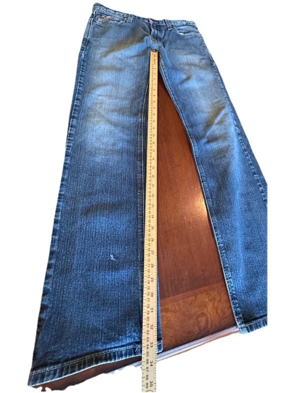 Ariat M7 Rocker Straight Leg Mens Jeans 33x36 Medium Wash Denim Blue - Picture 3 of 8